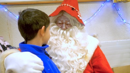 Le père Noël au Pont